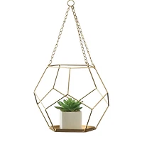 9" Hanging Geometric Plant Holder