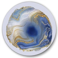 Designart - Ocean Blue Golden Jasper Agate I