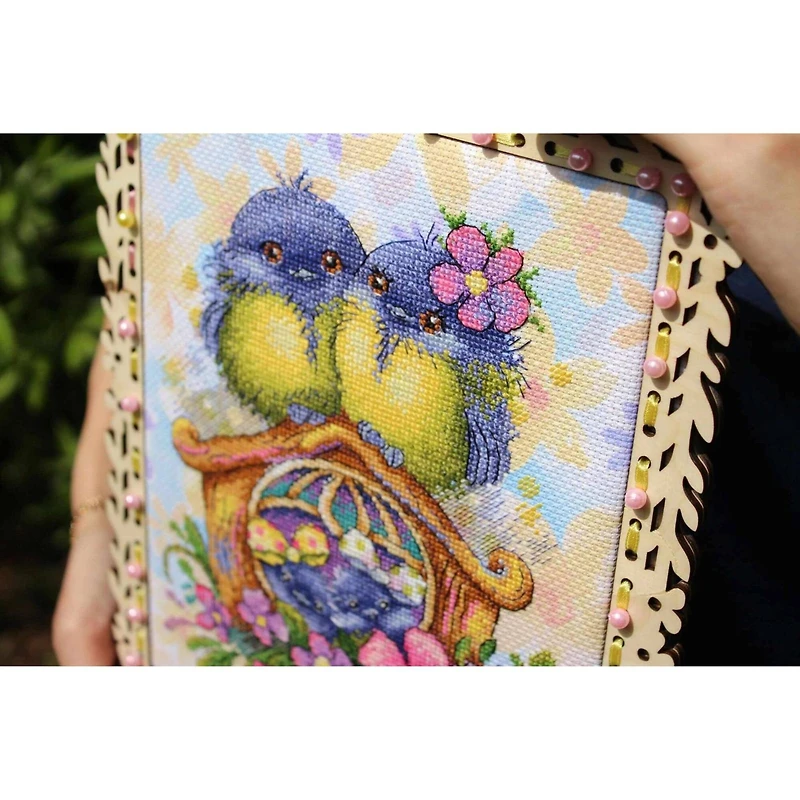 MP Studia Happy Family Cross Stitch Kit