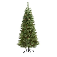 6ft. Unlit White Mountain Pine Artificial Christmas Tree