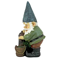 Design Toscano 12" Water Pump Pete Garden Gnome Statue