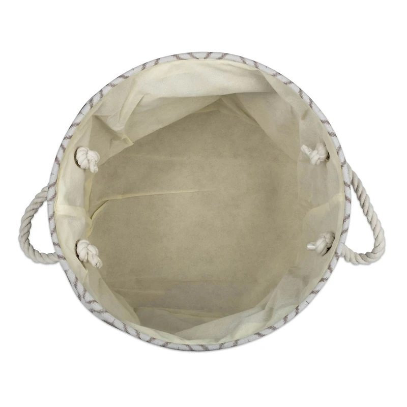 DII® 15" Round Ikat Fabric Bin