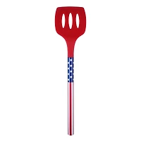 12" Red, White & Blue Slotted Turner by Celebrate It®