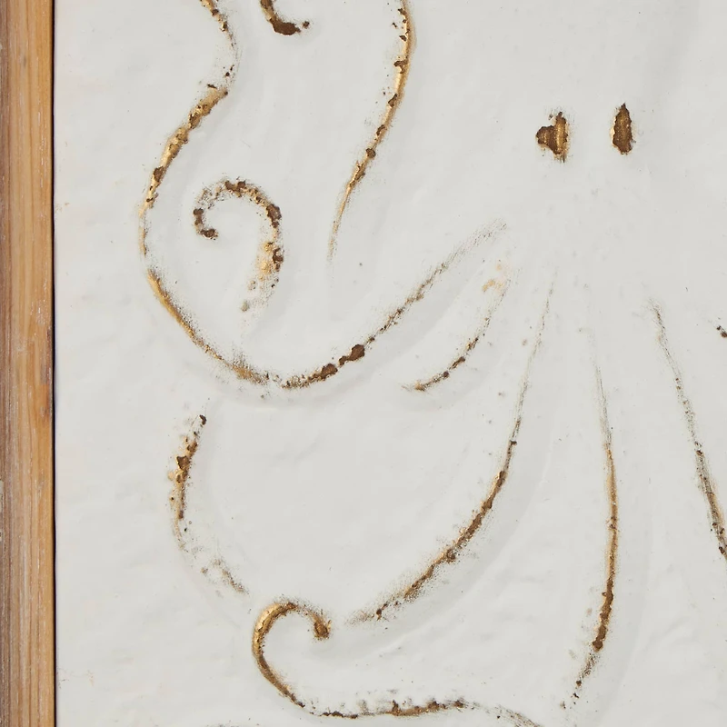 Framed Metal Sea Life Wall Décor Set