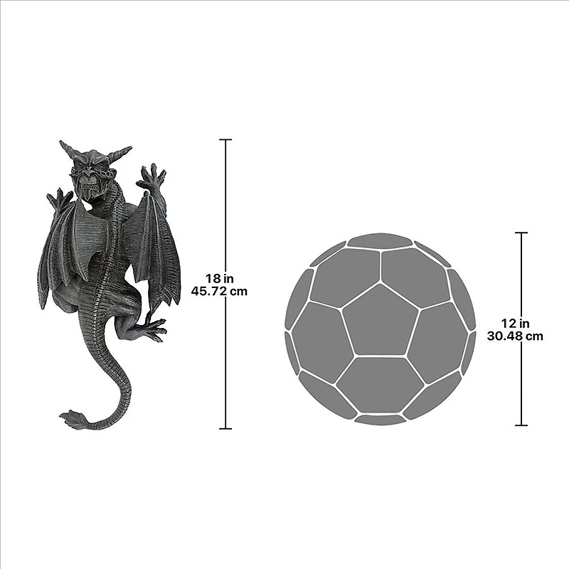 Design Toscano 18" Gargoyle Demon On the Loose Wall Sculpture