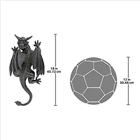 Design Toscano 18" Gargoyle Demon On the Loose Wall Sculpture