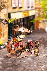 Rolife® Blossom Cart 3D Puzzle Creation Set
