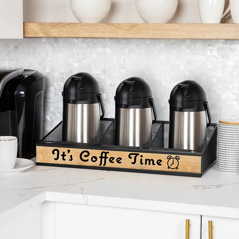 Mind Reader 24" Coffee Bar Serving Station Organizer