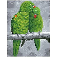 Diamond Dotz® Intermediate Sweet Perch Pre-Framed Diamond Painting Kit