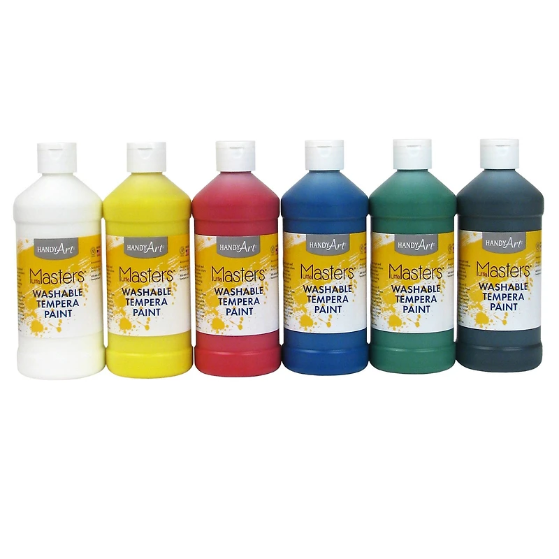 Handy Art® 16oz. Little Masters Washable Tempera Paint, 6ct.