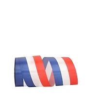 The Ribbon Roll 2.5" x 25yd. Patriotic Tri-Stripe Supreme Ribbon