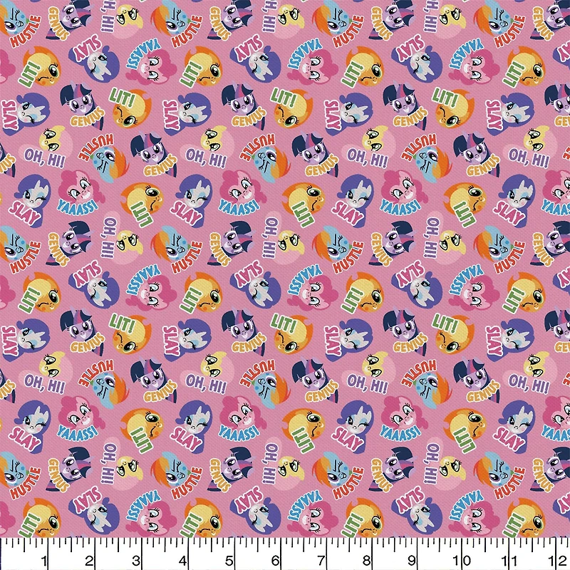 Camelot Fabrics My Little Pony Toss Cotton Precut Fabric Bundle