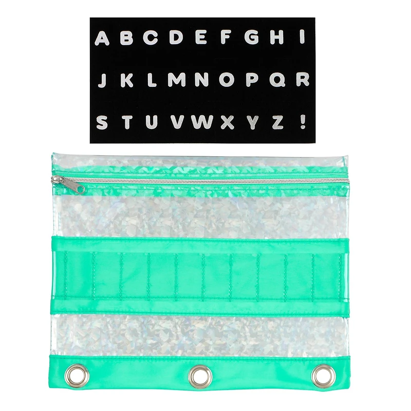 Back to Class Glitter Pencil Pouch by Creatology™