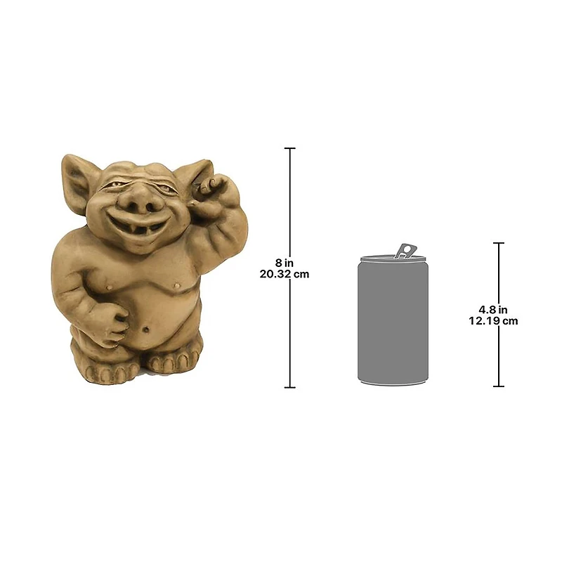 Design Toscano 8" The Picc-a-Dilly Ear Gargoyle Statue