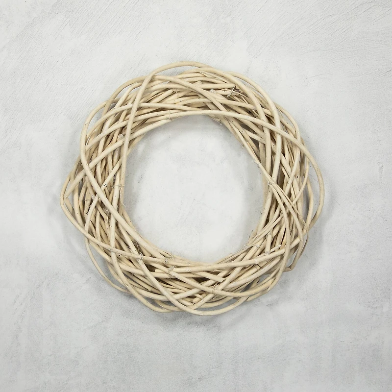 15" Unlit Natural Weeping Willow Spring Twig Wreath