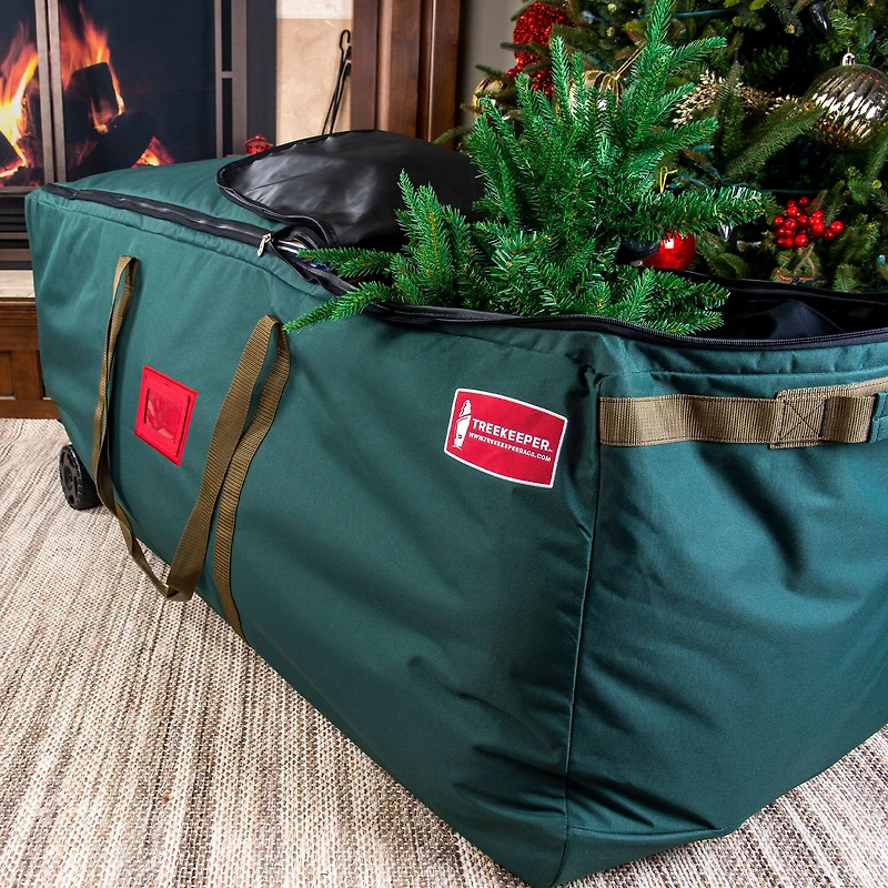 TreeKeeper Big Wheel 9ft. Rolling Christmas Tree Storage Bag
