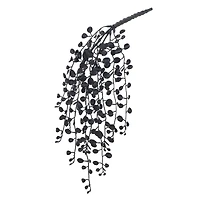 10" Black Glitter Boxwood Pick by Ashland®