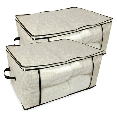 DII® Damask Blanket Soft Storage Cube, 2ct.