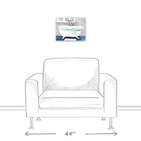 Clawfoot Bathtub 14" x 11" Canvas Wall Art