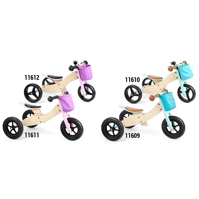 Small Foot Max Blue Training Balance Bike/Trike 2-in-1