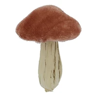 Green, Cream & Pink Velvet Decorative Mushrooms, 5ct. by Ashland®