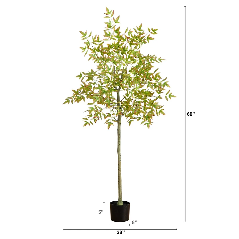 5ft. Autumn Nandina Artificial Fall Tree
