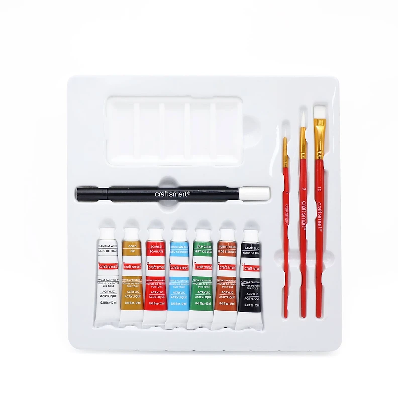 11" x 11" Christmas Wreath Canvas Painting Kit by Artist's Loft™