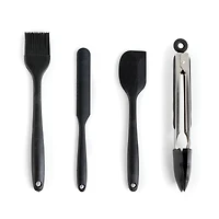 MegaChef Gray Silicone & Stainless Steel Cooking Utensils Set, 14ct.