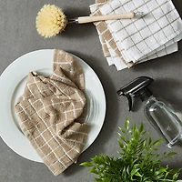 DII® Stone Combo Windowpane Dishcloths, 6ct.