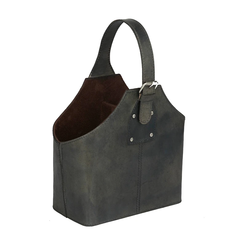 Blue Modern Wine Holder, 10" x 6" x 13"