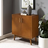 Walker Edison Acorn Mid-Century Modern Accent Cabinet