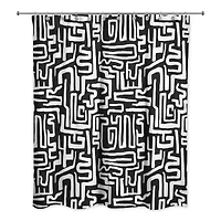 Woogly Shapes Shower Curtain