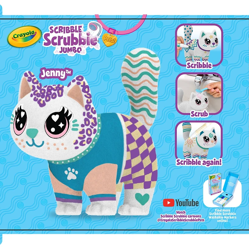 Crayola® Scribble Scrubbie Jenny™ Jumbo Pet