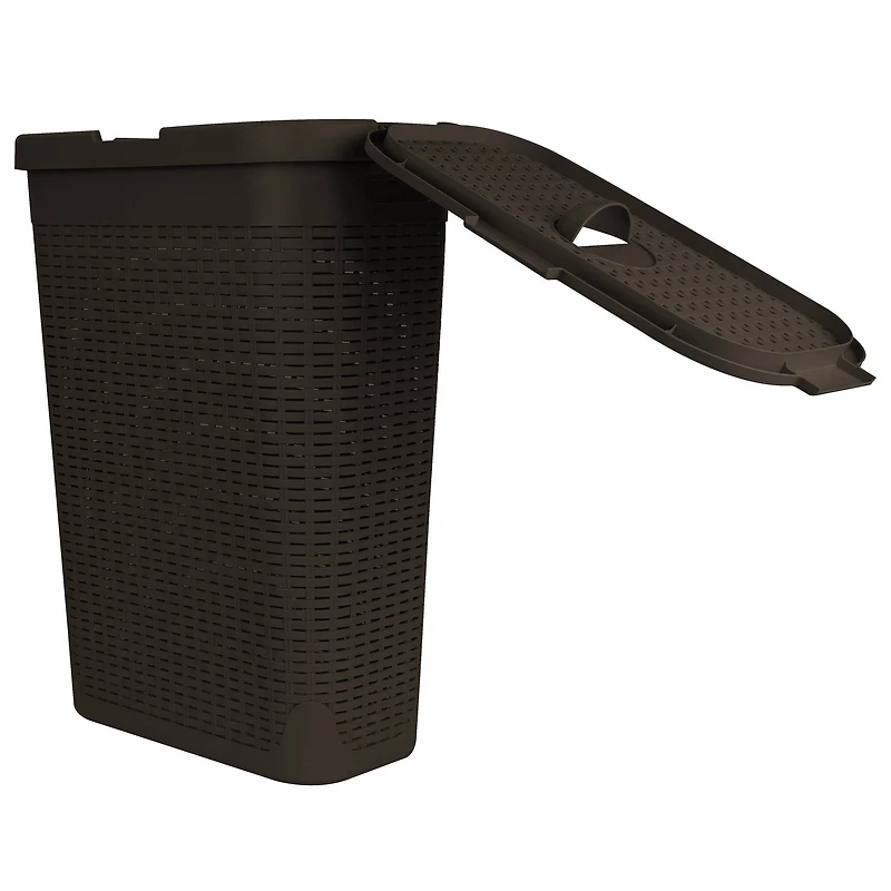 Mind Reader 23.5'' Slim Laundry Hamper with Cutout Handles