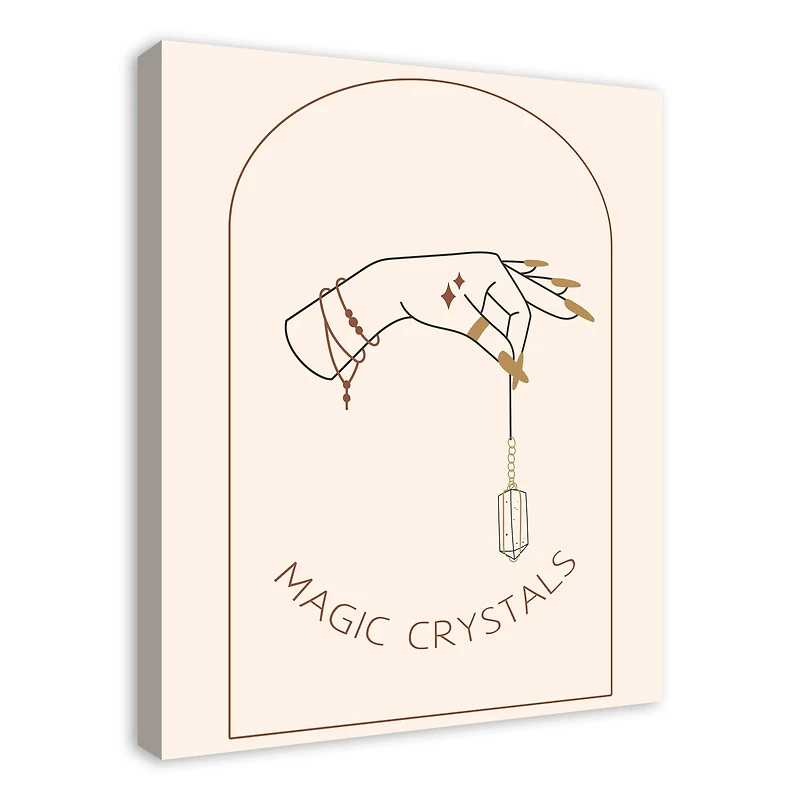 Magic Crystals 8 24" x 30" Canvas Wall Art