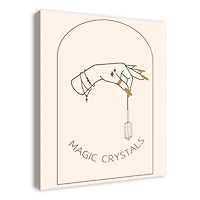 Magic Crystals 8 24" x 30" Canvas Wall Art