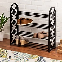 Honey Can Do 4-Tier Butterfly Shoe Rack
