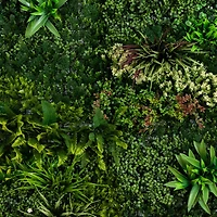40" Madagascar Forest Artificial Living Wall Panel