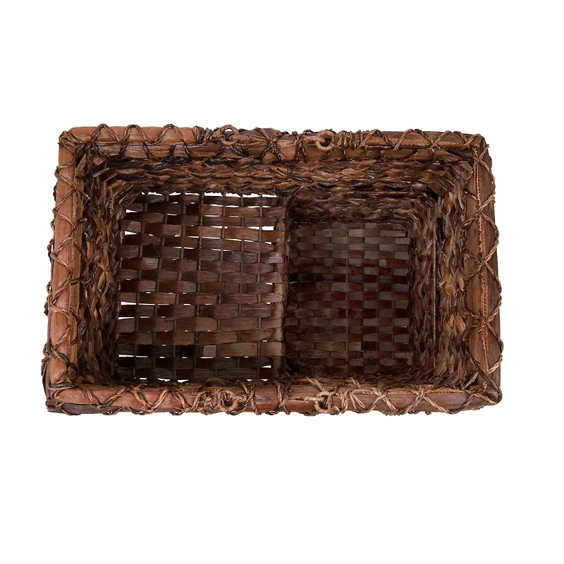 Hello Honey® Woven Bac Bac Leaf Stair Basket