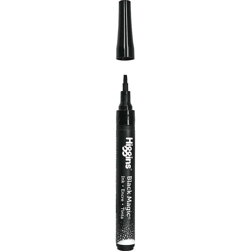 Higgins® Black Magic® Chisel Tip Ink Pump Marker, 2mm