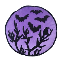 17" Purple Halloween Bat & Crow Tree Accent Pillow by Ashland®