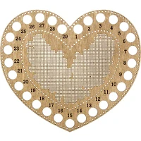 Wonderland Crafts Heart Numbered Embroidery Thread Organizer