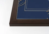 Happy Harvest Blue Walnut Framed Print Under Plexiglass