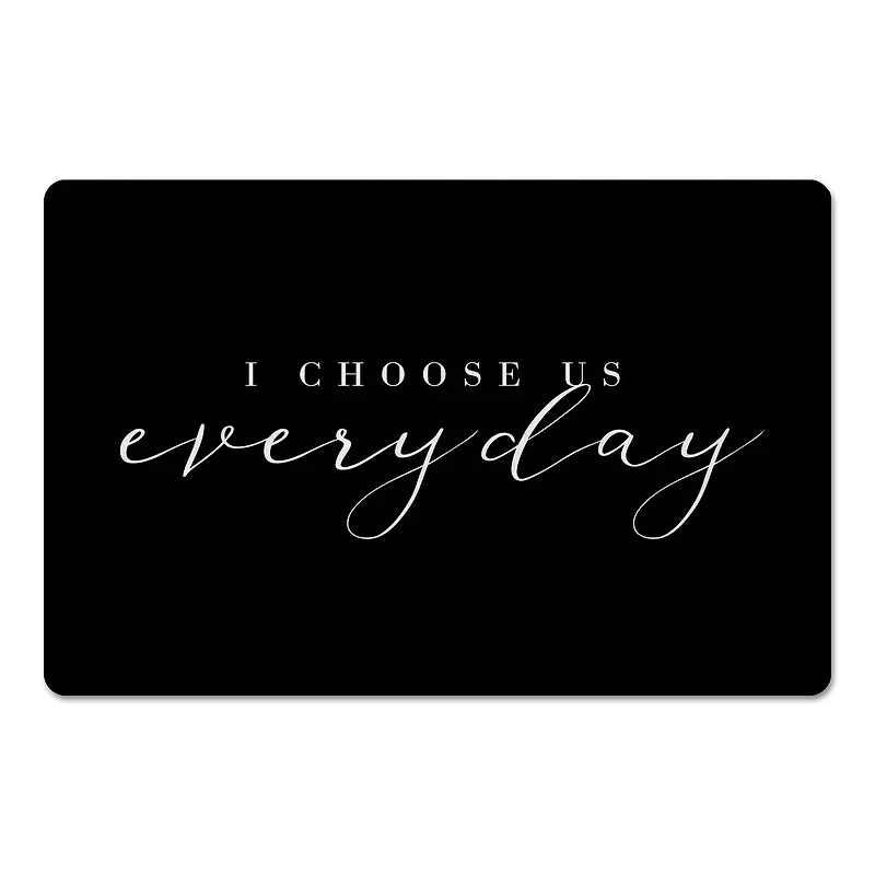 I Choose Us 18" x 27" Floor Mat