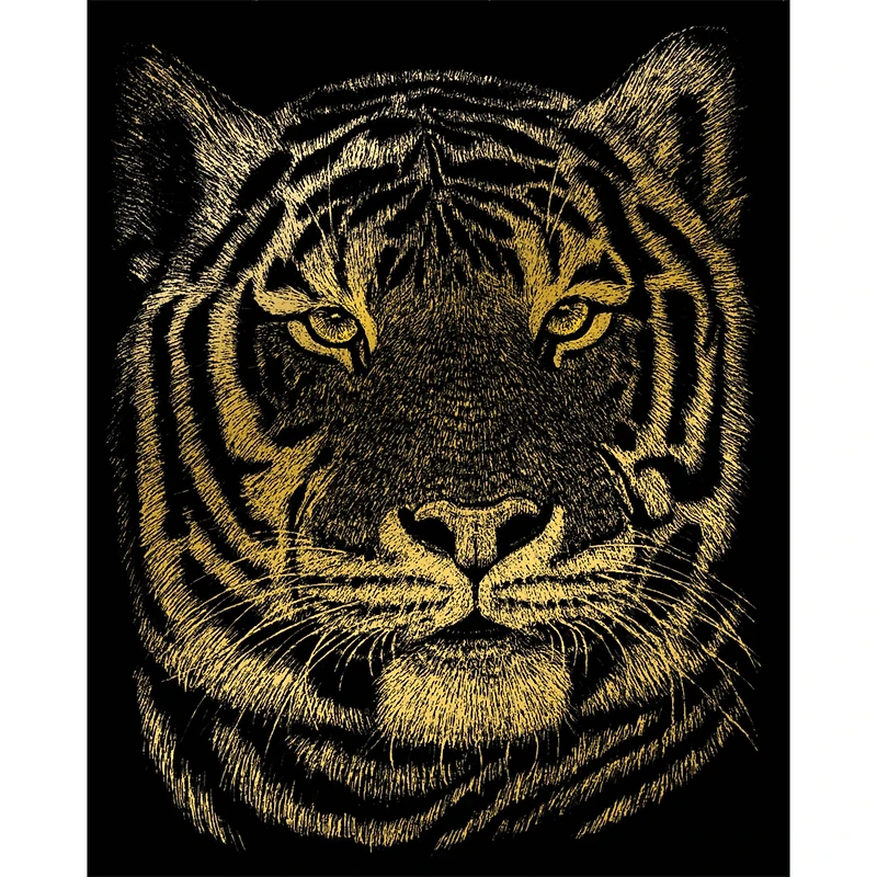 Royal & Langnickel® Engraving Art™ Bengal Tiger Gold Foil Kit