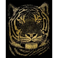 Royal & Langnickel® Engraving Art™ Bengal Tiger Gold Foil Kit