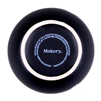 3.75" Black & White Spiderweb Ceramic Cauldron by Makery™