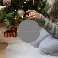 7.5" Copper Gold Cascading LED Ball Ornament