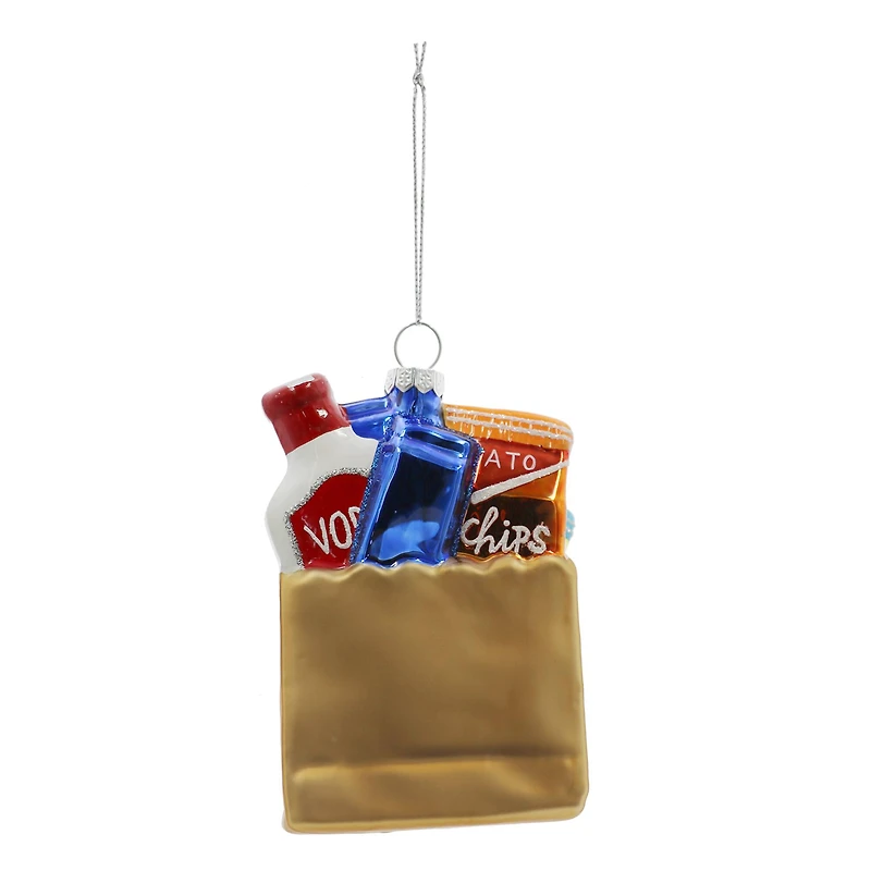 4" Shopping Bag Glass Ornament by Ashland®