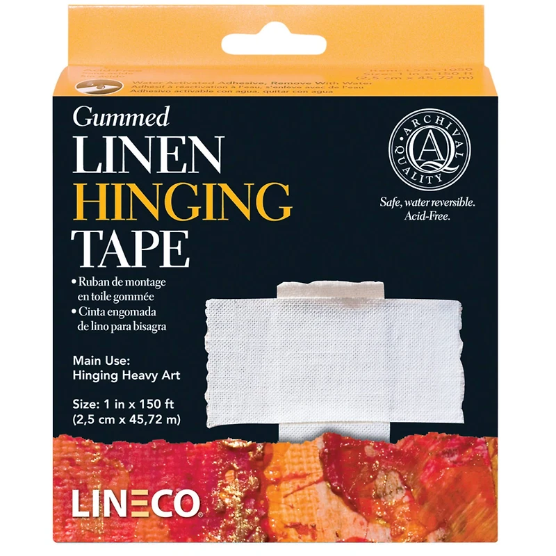 Lineco® Gummed Linen Hinging Tape